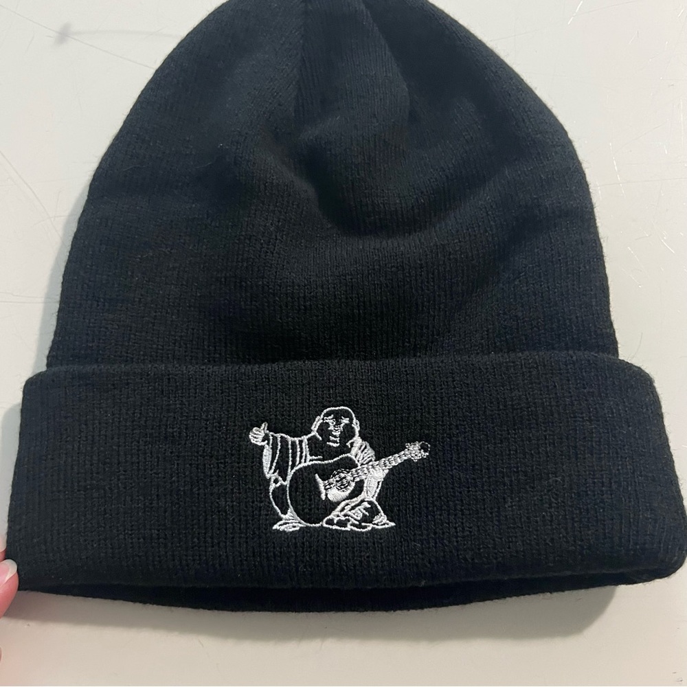True Religion Beanie hat Black